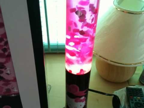 HelloKittyGoodies - Hello Kitty Glitter/Lava lamp - YouTube