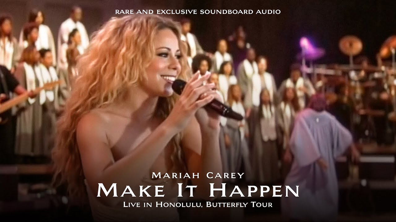 [RARE] Mariah Carey - Make It Happen (Live in Honolulu, Butterfly Tour - 1998) UNHEARD SOUNDBOARD