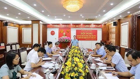 VIDEO: Huyện ủy Vĩnh Tường giao ban công tác đảng, đoàn thể quý III và triển khai nhiệm vụ quý IV