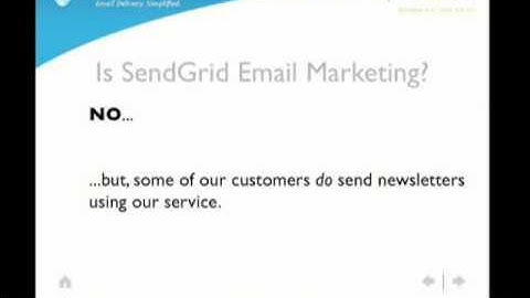 SendGrid Demo at BeanSprout Web Host Showcase