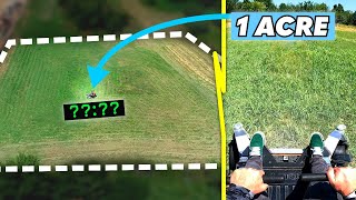How Long Does It Take To Mow ONE ACRE?