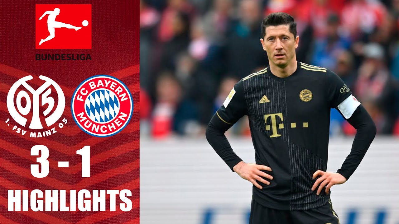 Mainz vs Bayern Munich 3-1 Highlights Bundesliga 2021/22