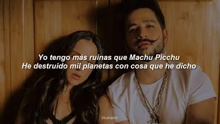 Machu Picchu - Camilo, Evaluna Montaner (Letra)