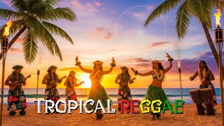 Relaxing Beach Ocean Reggae Live 2026 🌴 Chill Music for Sunset Evenings
