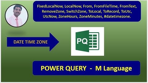 Power Query | M Language | DateTimeZone Functions in Power Query