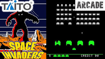 Space Invaders Arcade ( Taito 1978 ) 4k Gameplay