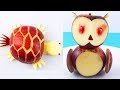 5 SIMPLE CARVING APPLE IDEAS STEP BY STEP | CRAFT-5