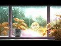 Rain Sound On Window with Heavy Rain sound for Sleep, Study and Relaxation, Meditation