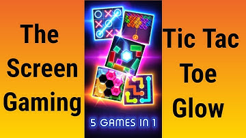 Tic Tac Toe Glow - Free Puzzle Game