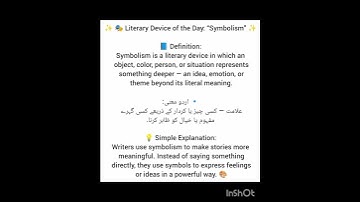 Literary Device of the Day | Symbolism | Meaning & Examples in Literature