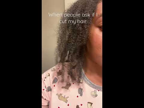 No I have not cut my hair…. It’s called SHRINKAGE - YouTube