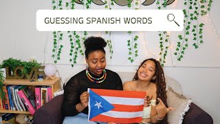 LANGUAGE TAG: GUESSING THE MEANING OF SPANISH WORDS / PUERTO RICAN  VERSION/ SOUTH AFRICAN YOUTUBER