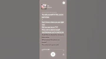 TV Billie Eilish Lyrics 