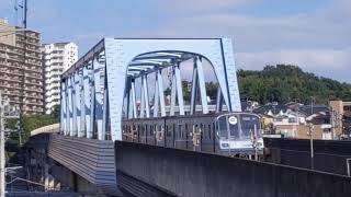 【横浜市営地下鉄】トラス橋とブルーライン3000R形(3461編成)