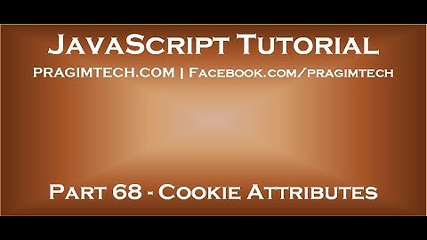JavaScript cookie attributes