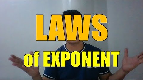 Laws of Exponent (Part 1) - Product Rule | Quotient Rule | Power Rule