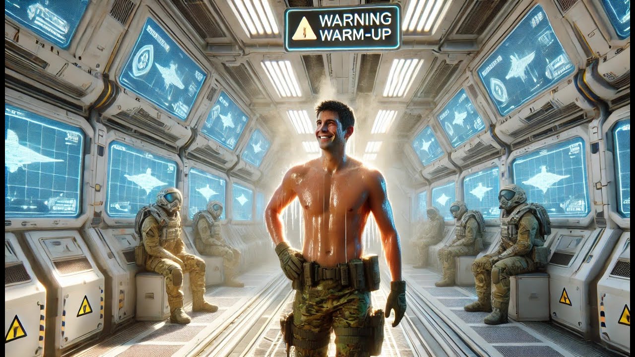 Боевой симулятор перегрелся — Человек назвал это разминкой | История HFY