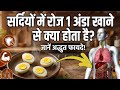 सर्दियों में रोज़ 1 अंडा खाने से शरीर में क्या होता है?egg benifits