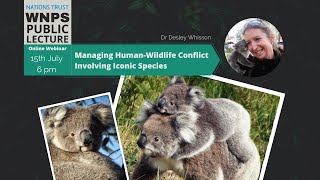 WNPS Public Lecture: Managing Human-Wildlife Conflict Involving Iconic Species By Dr Desley Whisson