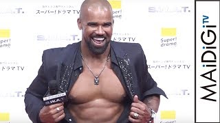シェマー・ムーア、主演決まり“パンプアップ”　自慢の筋肉も生披露　海外ドラマ「Ｓ.Ｗ.Ａ.Ｔ.」 ジャパンプレミア2