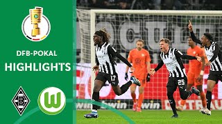 120th minute: Kone shocks Wolfsburg Borussia M’gladbach - VfL Wolfsburg 1-0 | DFB-Pokal 23/24