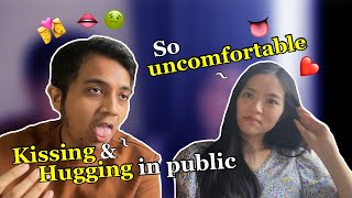 How Much Pda Public Display Affection Is Okay? - Chinese And Indian Couple Discuss On Pda