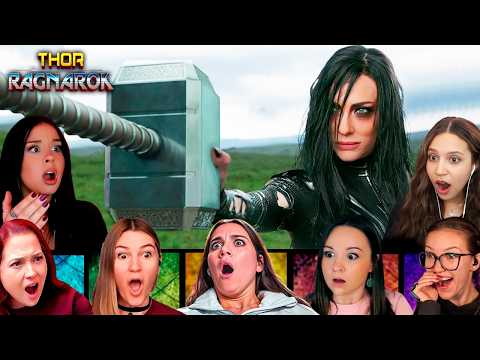 Top "HELA DESTROYS MJOLNIR" Reactions | Thor: Ragnarok (2017) Reaction
