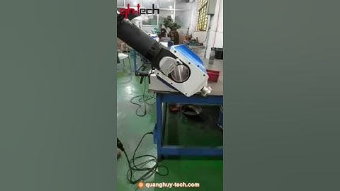 Cận cảnh Máy cắt ống có độ dày thành mỏng quỹ đạo | Quang Huy Tech