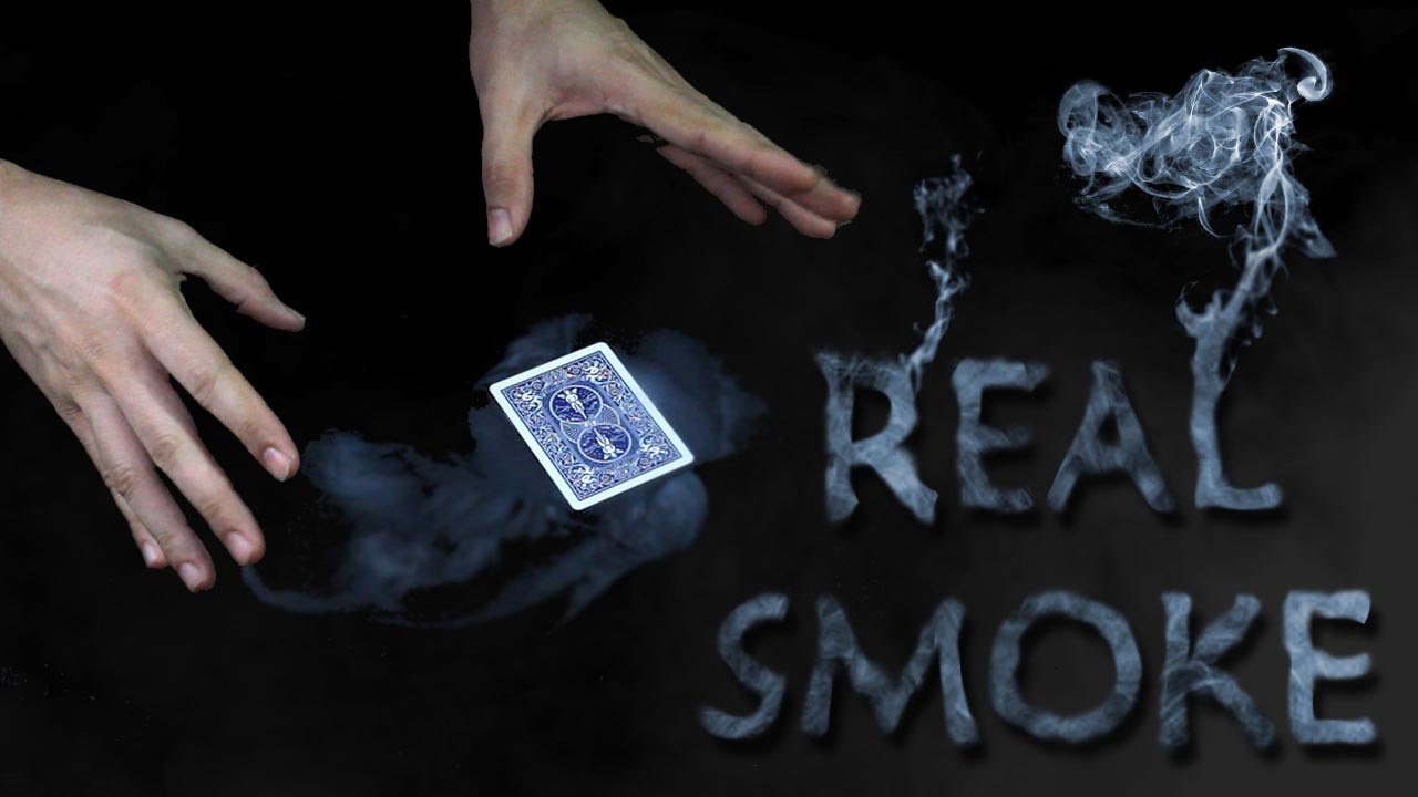 Smoke From Hands Production Revealed And Card Mat - Amazing Real Smoke Tutorial