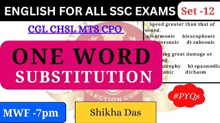 ONE WORD SUBSTITUTION for all competitive exams sscspecial day12 letsbegin