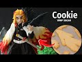 クッキーで煉獄杏寿郎作ってみた【鬼滅の刃】/Demon slayar Kyoujuro Rengoku Icing cookie