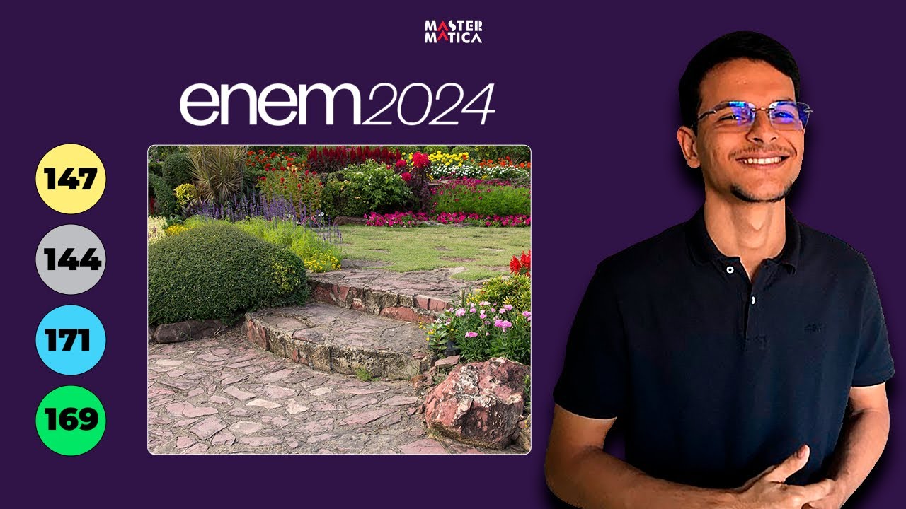 ENEM 2024 | Um jardineiro dispõe de k metros lineares de cerca baixa ...