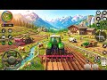 Tractor Farming Simulator 🚜 Real Life Farming Gameplay | From Field Preparation to Harvest
