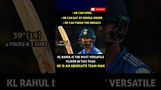 KL Rahul Proves Why He Is India's Most Versatile Player 🔥 | Team Man Forever 🇮🇳 #KLRahul #cricket