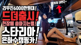 캠핑카 리무진 6000만원대 하이루프 리무진 캠핑카 드디어 출시 천장 별빛 실화? 스타리아  리무진 캠핑카 40년간 리무진 만들던 메이저카 캠핑카 M스타리아 하이루프 캠핑카