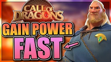 Gain Power Fast [simple tips and tricks] Call of Dragons