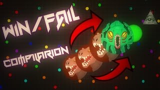 Agar.io - Win / Fail Compilation #2 / POP SPLIT IMPOSSIBLE