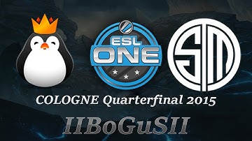 Team Kinguin vs TSM [Dust2] - Map 1 - ESL ONE Cologne Quarterfinal 2015 - CS:GO