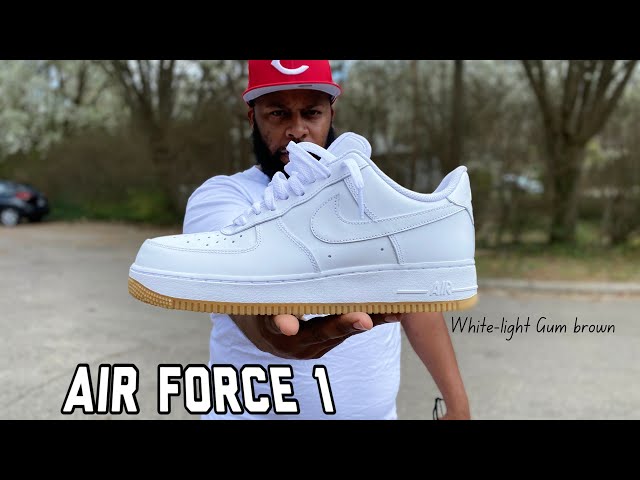 Nike Air Force 1 '07 White Gum Brown Bottom DJ2739-100 Mens New