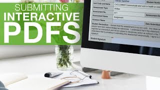 Student Submitting Interactive Pdfs