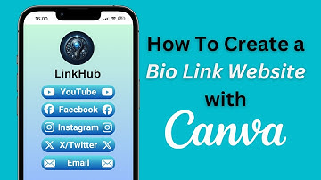 How To Create a Bio Link Website with Canva | Easy Steps