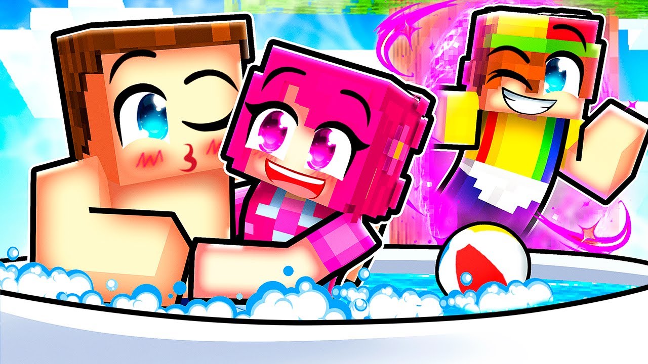 Spying On My CRUSH In Minecraft! (she had no idea)