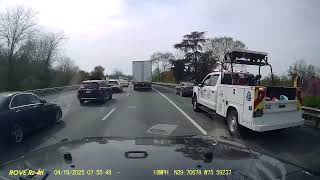 Driving past an accident on I-95 in Delaware