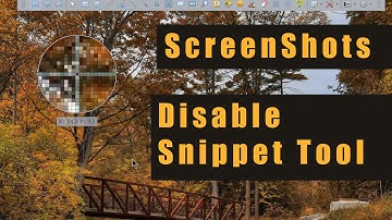 Screenshots. Disable Snipping Tool