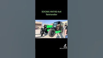 SOCMA HNT4007 4x4 4 wheel driving and 4 wheel steering model telehandler, same as JCB, Manuton. #fy