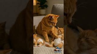 Oops! Diaper’s Wet? The cat Lynny to the Rescue! 🍼🐾 #CuteCats #SmartCare #AIoT #SensingTech