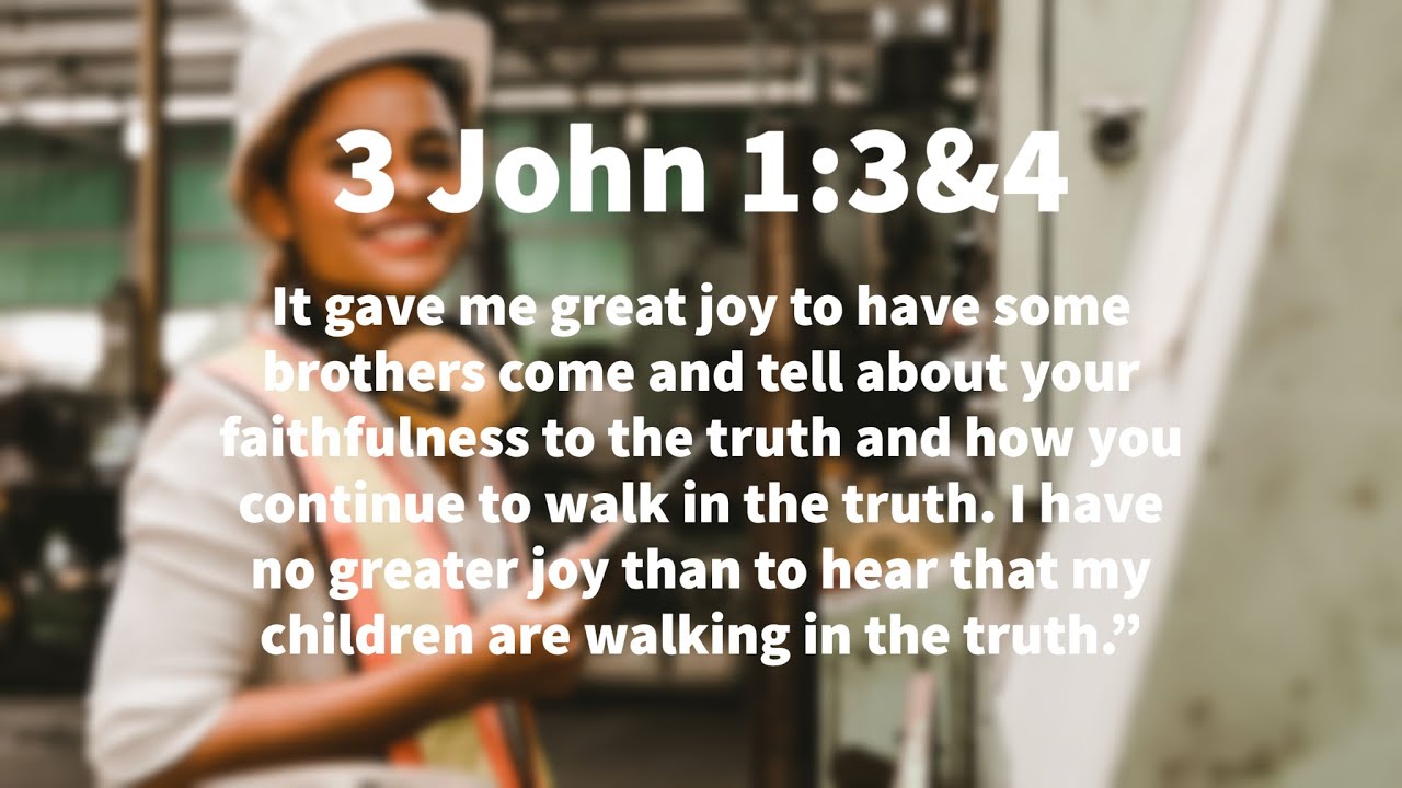 Men Bible Study - 3 John 1:3-4 - YouTube