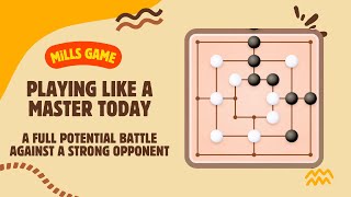 Master-Level Mills Game Clash – Both Players at Their Best #mills #viral screenshot 3