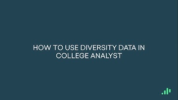 How to Use Diversity Data in College Analyst