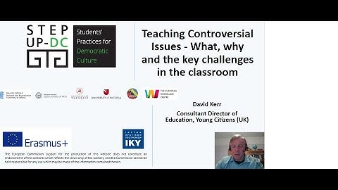 An introduction to Teaching Controversial Issues